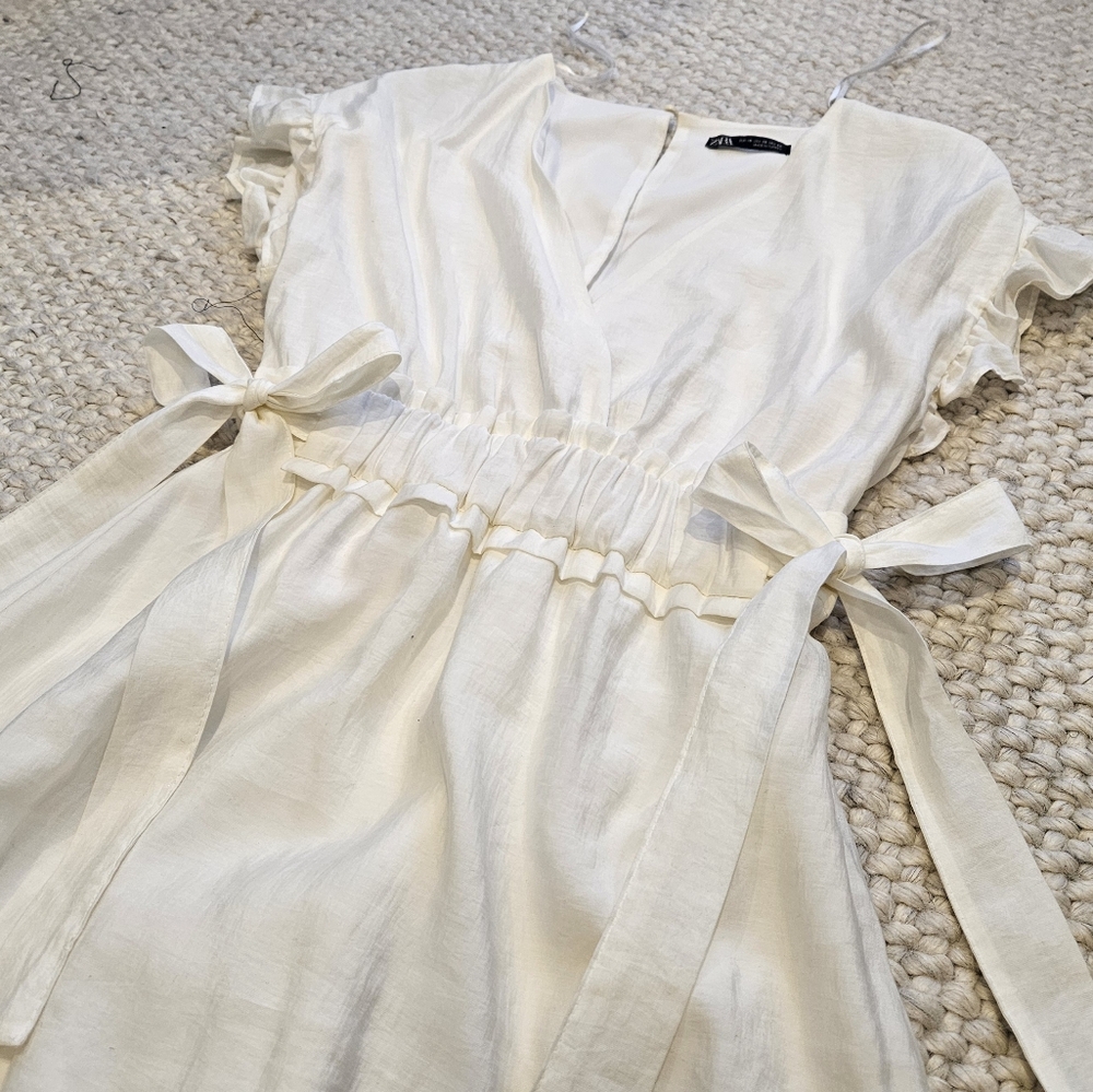 ZARA side-tie dress
